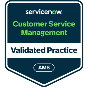 ServiceNow Customer Service Management Badge